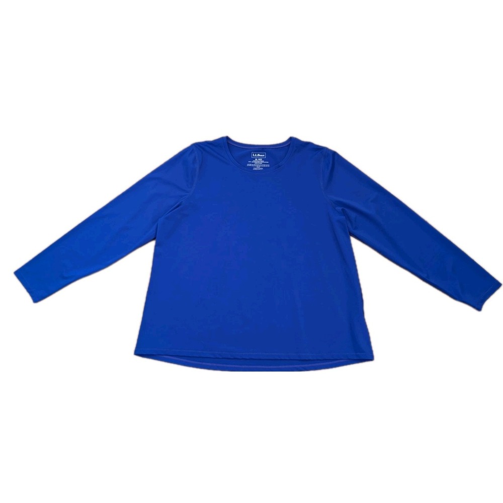 LL Bean‎ Performance Outdoor Long Sleeve Shirt Size XL Petite 50 SPF Gorpcore